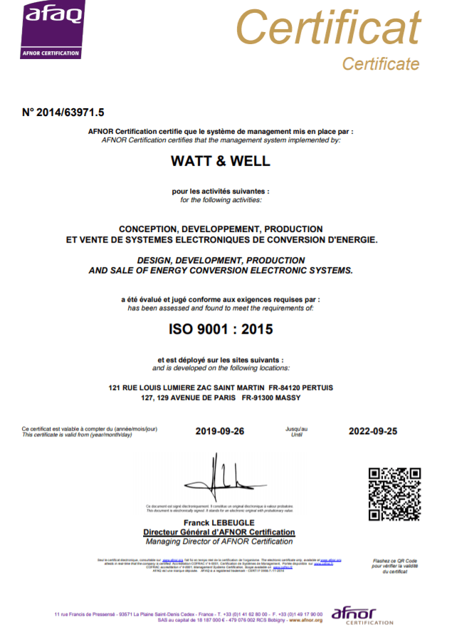 Hi Rel & Quality Assurance_Certificat ISO 9001